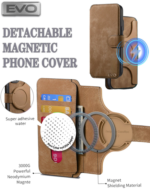 Encuentra la mejor funda magnética EVO BROWN 6.9 en Guatemala para tu teléfono con slowback.