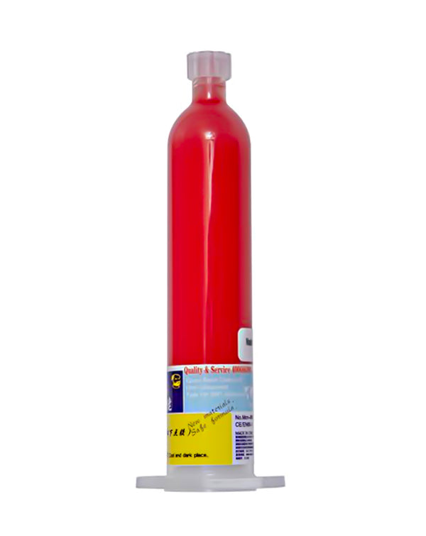 Compra adhesivo epoxi Mechanic 4107 PCB rojo de 40gr en Guatemala, ideal para reparaciones en talleres de electrónica.