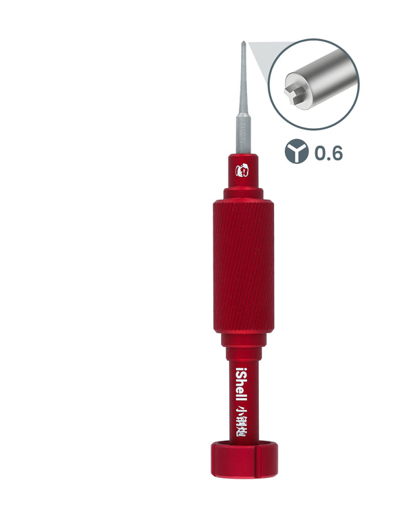 Encuentra el destornillador mini tri-point Y0.6 Mechanic iShell 3D Mortar en Guatemala para reparaciones de dispositivos electrónicos. 