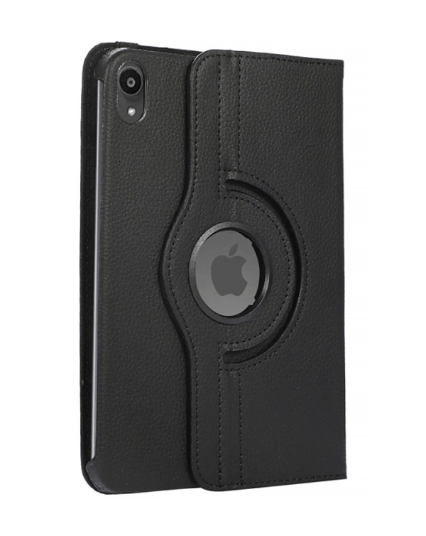 Compra en Guatemala el mejor case negro con soporte giratorio de 360 grados para iPad Mini 6 y 7 (A17 Pro).