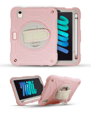 Encuentra la funda resistente ajustable a mano con correa en color rosa para iPad Mini 6 / 7 en Guatemala.
