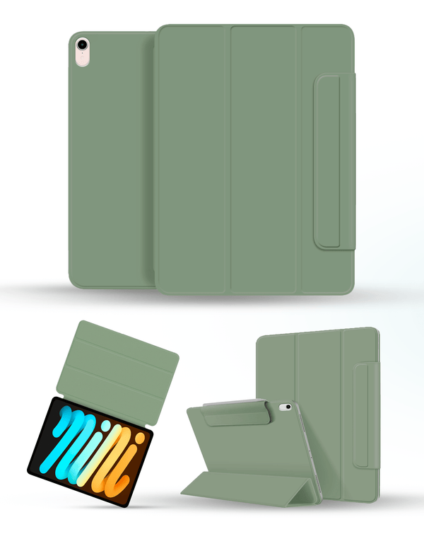 Encuentra la funda magnética para iPad Mini 6/7 en color verde oscuro en Guatemala.