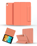 Encuentra la mejor funda completa magnética para iPad Mini 6/7 en Guatemala, disponible en color naranja, en nuestro catálogo de accesorios para iPad.