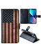 Protege tu iPhone 12/12 Pro con estilo patriótico con esta funda de cuero con ranura para tarjeta US FLAG en Guatemala.