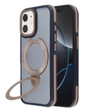 Funda mate transparente con carga wireless y soporte para iPhone 12/12 Pro en Guatemala, disponible en tienda de accesorios para celulares.