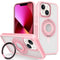 Protege tu iPhone 12 o 12 Pro con estilo con esta funda transparente con anillo de silicona en Guatemala.