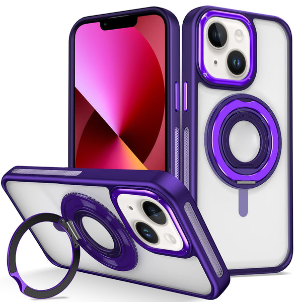 Funda Skin Feel transparente con soporte anillo de silicona para iPhone 12/12 Pro en Guatemala.