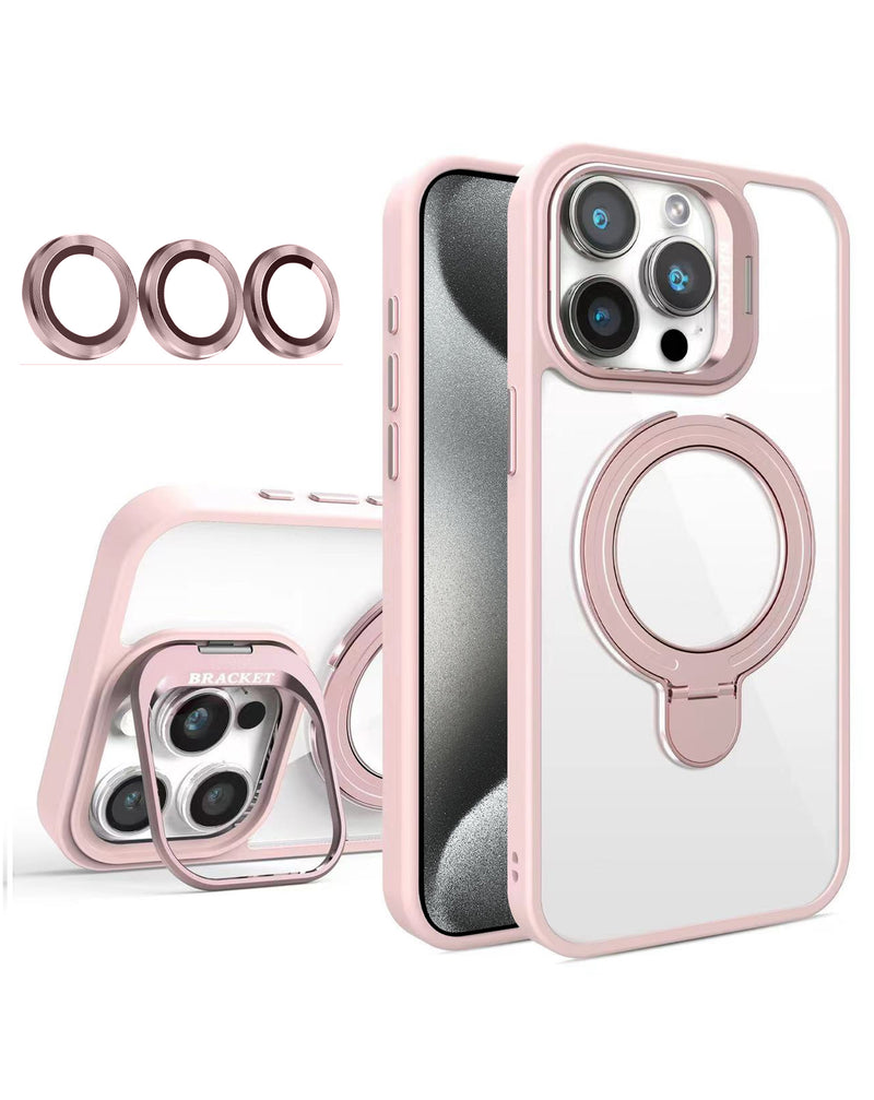 Encuentra la mejor funda transparente magnética con soporte y lente para cámara iPhone 12 / 12 Pro en Guatemala.