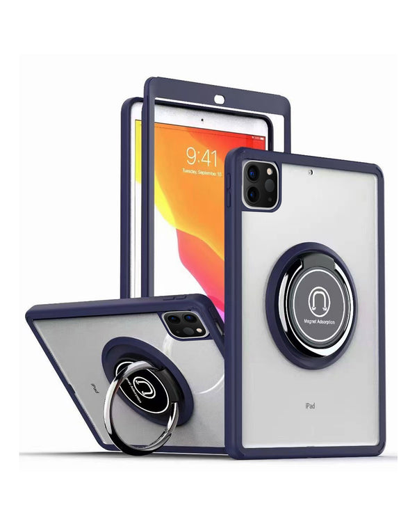 Protege tu iPad con estilo con esta funda Hard PC y TPU suave con borde colorido en Guatemala.