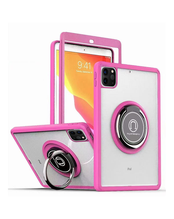Compra la mejor funda protectora para iPad Air 4 en Guatemala con portador I-ring y borde colorido.