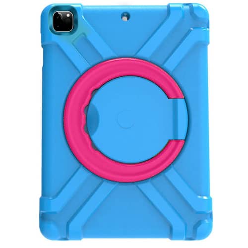 Encuentra el mejor estuche shockproof con soporte circular azul para iPad Air 4 / Air 5 / Pro 11 en Guatemala.