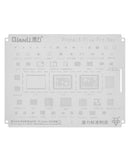 Stencil QianLi Bumblebee QS689 para reparaciones de iPhone 16 en Guatemala, disponible en tiendas de electrónica y talleres especializados.