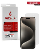 Protector de pantalla de cristal templado Quartz clear para iPhone 16 Plus en Guatemala, ¡encuentra el mejor precio en accesorios para iPhone en talleres de reparación autorizados!