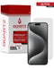 Protector de pantalla de vidrio templado transparente QUARTZ para iPhone 16 Pro Max en Guatemala, venta al por mayor en packs de 50.