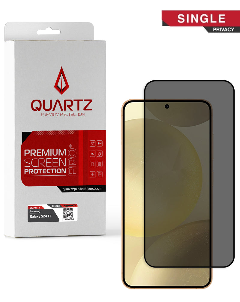 Encuentra vidrio templado de privacidad para Galaxy S24 FE en Guatemala con nuestro servicio de reparación de vidrio.