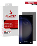 Protector de pantalla de vidrio templado de privacidad para Samsung Galaxy S24 Ultra, pack de 10 unidades en Guatemala.
