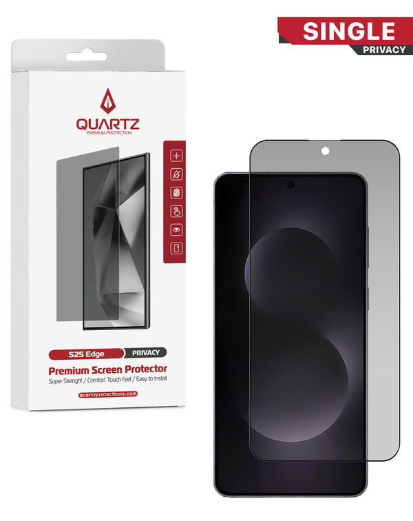 Protector de pantalla de vidrio templado privacy para Galaxy S25 Edge en Guatemala.