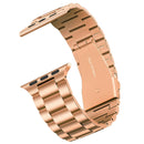 Encuentra la mejor Banda iWatch Butterfly Buckle de Acero Inoxidable en Rose Gold en Guatemala, ideal para tu reloj.