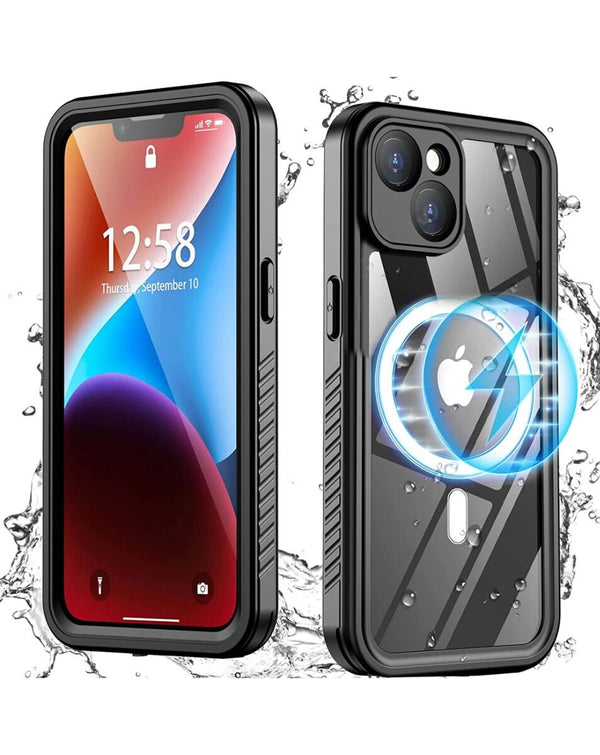 Encuentra la tapa trasera híbrida resistente al agua para iPhone 15 Plus Magsafe en Guatemala, en nuestro catálogo de productos.