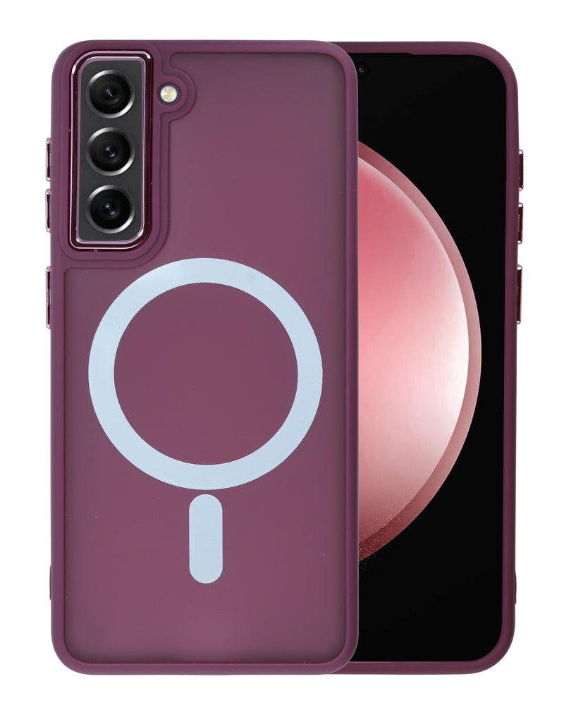 Case de carga inalámbrica magnética para Samsung Galaxy S21 en Guatemala, ideal para mantener tu dispositivo protegido y con carga en todo momento.