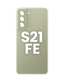 Tapa trasera con lente de cámara y adhesivo para Samsung Galaxy S21 FE en Guatemala.