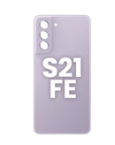 Encuentra tapas traseras con lente de cámara y adhesivo para Samsung Galaxy S21 FE en Guatemala, ideal para reparaciones y componentes originales.