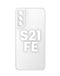 Tapa trasera con lente de cámara y adhesivo para Samsung Galaxy S21 FE en Guatemala, repuestos de calidad disponibles en mayoristas de reparaciones de teléfonos.