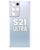 Tapa trasera con lente de cámara y adhesivo para Galaxy S21 Ultra en Guatemala, mayorista de reparaciones de teléfonos.