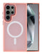Encuentra el mejor case de carga magnético inalámbrico para Galaxy S22 Ultra en Guatemala de color rosa.