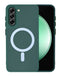 Encuentra en Guatemala el nuevo case magnético de carga inalámbrica para Galaxy S23 en color verde oscuro.