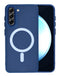Encuentra el mejor case de carga inalámbrica magnética para Galaxy S23 en Guatemala con SlowBack en color azul marino.