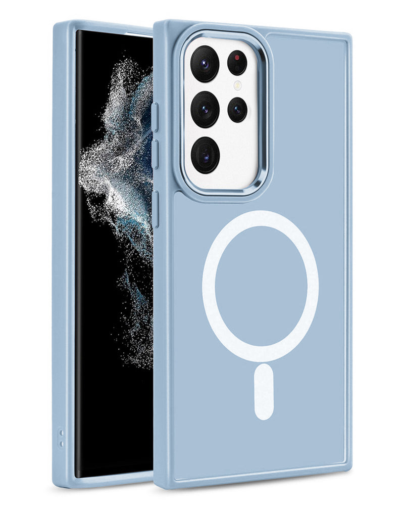 Case Samsung Galaxy S23 duro con PC trasero y TPU suave con carga inalámbrica en Guatemala.