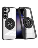 Compra el case transparente con carga inalámbrica y soporte de anillo para Galaxy S23 en Guatemala al mejor precio.