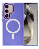 Encuentra el mejor case de carga inalámbrica magnética color morado para Samsung Galaxy S23 Plus en Guatemala.