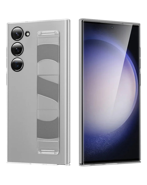 Protege tu Samsung Galaxy S23 Plus con una funda de silicona suave con correa de pulsera en Guatemala.