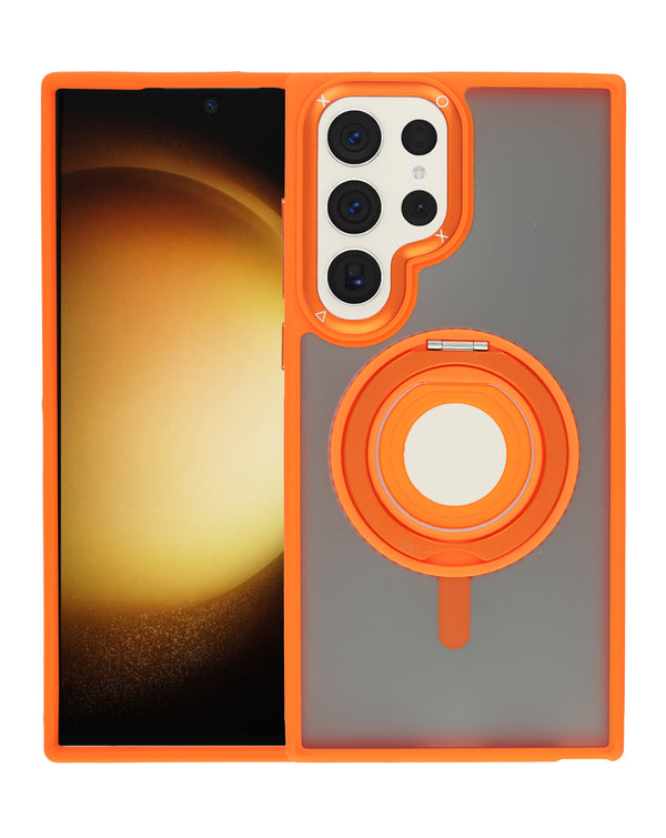 Encuentra la funda transparente Skin Feel con soporte de anillo de silicona para Galaxy S23 Ultra en Guatemala, al mejor precio de mayorista en reparaciones.