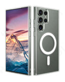 Encuentra la funda soft clear con carga inalámbrica para Galaxy S24/S25 en Guatemala, ideal para proteger tu teléfono y cargarlo de manera práctica.