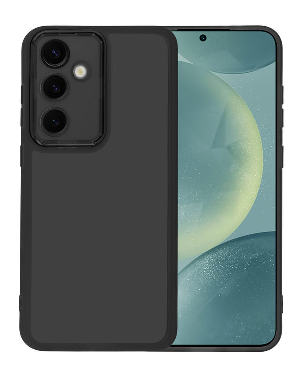 Protege tu Galaxy S24FE con una funda de silicona suave transparente en Guatemala.