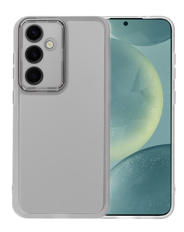 Funda transparente de silicona suave para Galaxy S24FE disponible en Guatemala al por mayor.