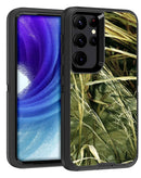 Encuentra la mejor funda heavy duty para Samsung Galaxy S24 Ultra en Guatemala con diseño camuflado en color negro.