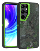 Encuentra la mejor funda heavy duty para tu Samsung Galaxy S24 Ultra en Guatemala con diseño camuflado verde en SlowBack.