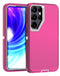 Encuentra la mejor funda heavy duty para Samsung Galaxy S24 Ultra en Guatemala en una llamativa combinación de colores HOT PINK & WHITE.