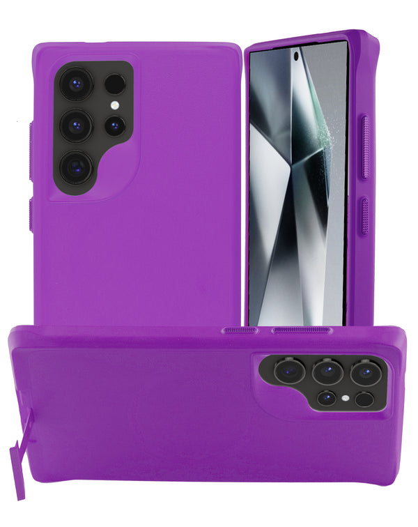 Encuentra la mejor funda de silicona con soporte metálico para tu Galaxy S24 Ultra en Guatemala.
