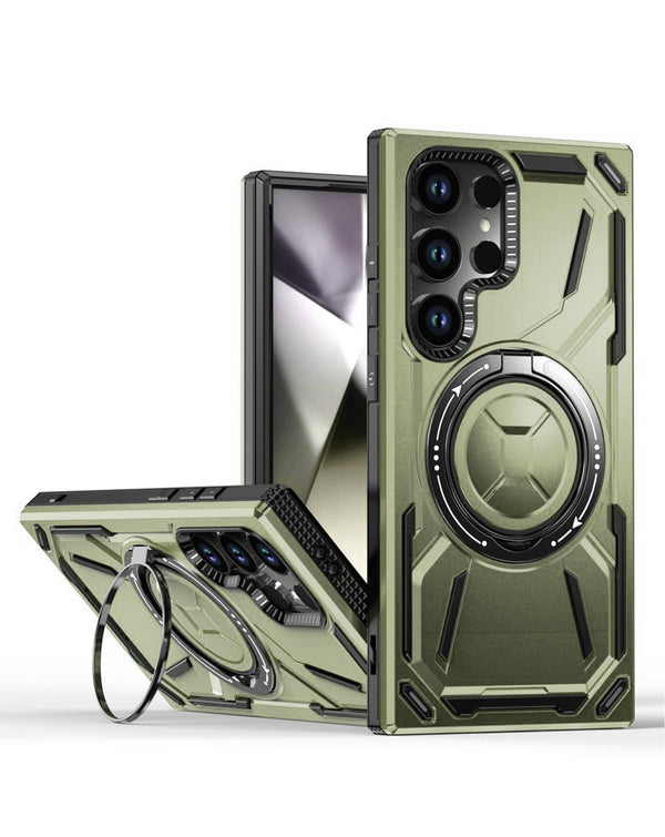 Protege tu Samsung Galaxy S24 Ultra con una funda rugged a prueba de golpes con portador de anillo incorporado en Guatemala.