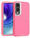 Protege tu Galaxy S25E con este resistente case heavy duty en Guatemala, disponible en color light pink & white.
