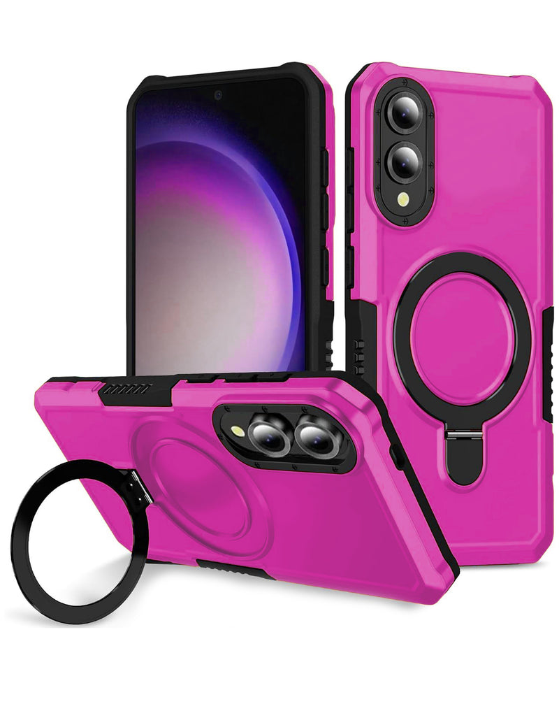 Encuentra la mejor funda rígida antimpacto en color rosa para tu Galaxy S25E en Guatemala.