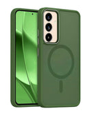 Estuche de carga magnetico inalambrico Samsung Galaxy S25FE - DARK GREEN