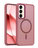 Encuentra la funda con carga inalámbrica magnética para Galaxy S25FE color rosa en Guatemala, ideal para proteger tu dispositivo y cargarlo de forma rápida y conveniente.