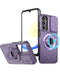 Encuentra la funda con anillo y tapa deslizable para Galaxy S25 Plus en Guatemala, disponible en color morado y con etiqueta SlowBack.