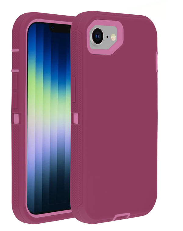 Encuentra el mejor estuche heavy duty para iPhone 16e en Guatemala en una variedad de colores como maroon & pink.